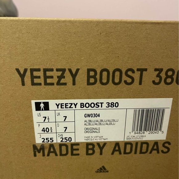 Yeezy Boost 380 - Alien Blue Reflective - Picture 2 of 4